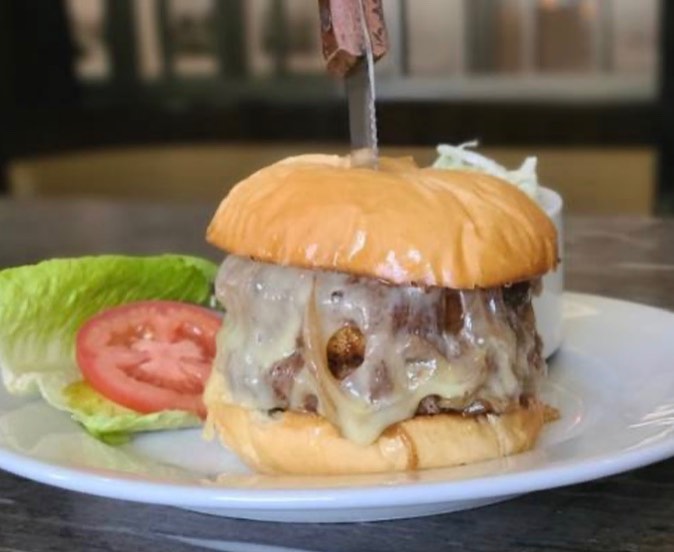 LaSalle's Uptown Grill - Burger Me Thursday (8/20/2020) Special - The French Onion Burger